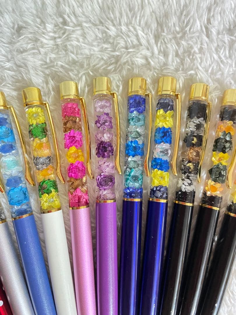 訳ありハーバリウムボールペン　まめセット　@13@44@49