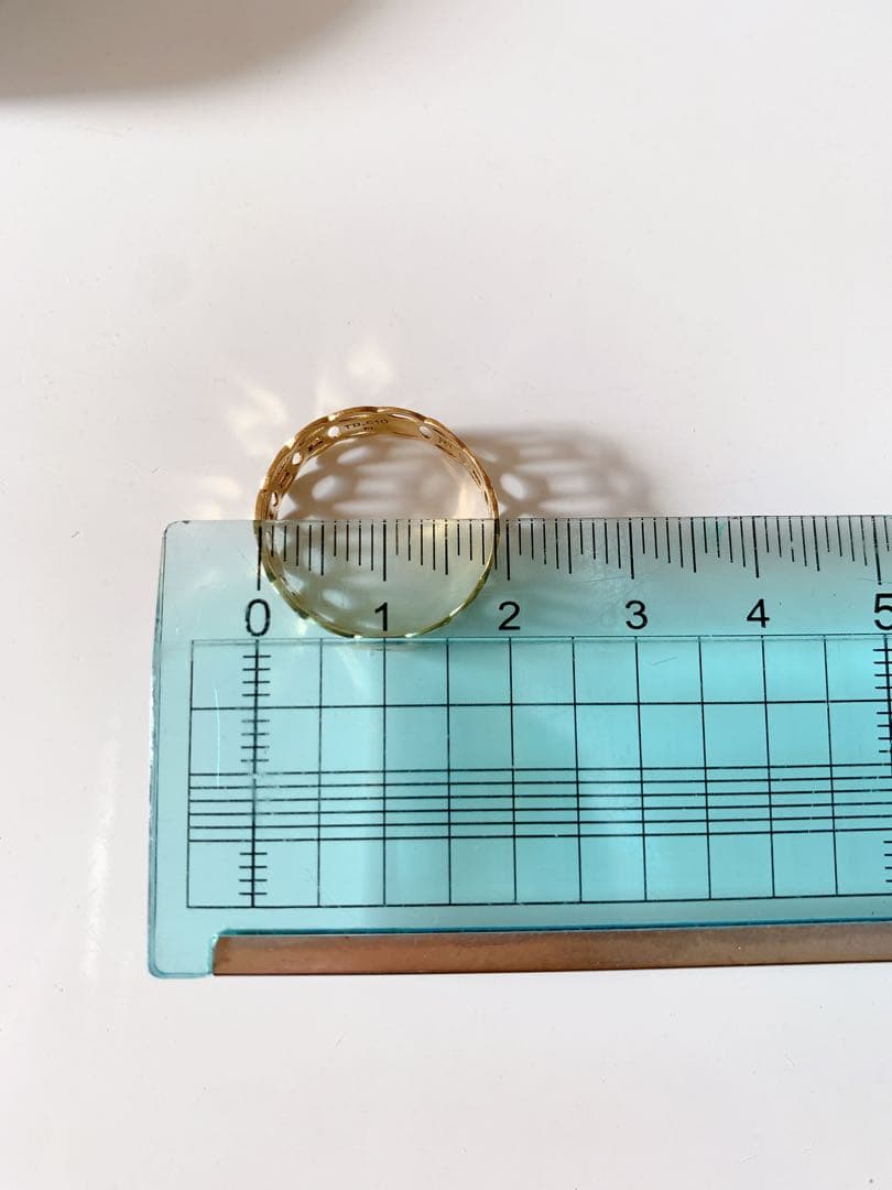 K18？K16？K14？19mm ゴルドリング指輪金