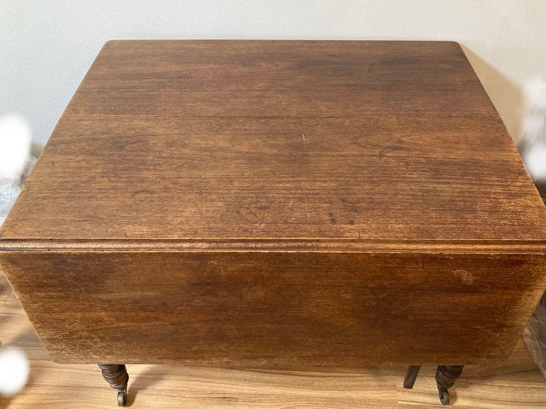 ゲートレッグテーブル　アンティーク　バタフライ テーブル