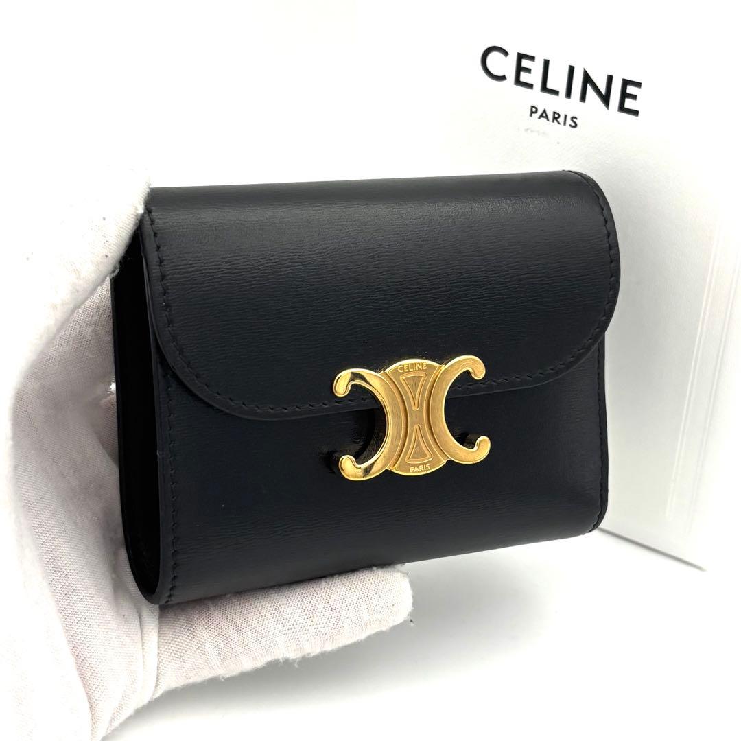 ⭐️ jeon ⭐️セリーヌ 折り財布 トリオンフ スモールフラップウォレット