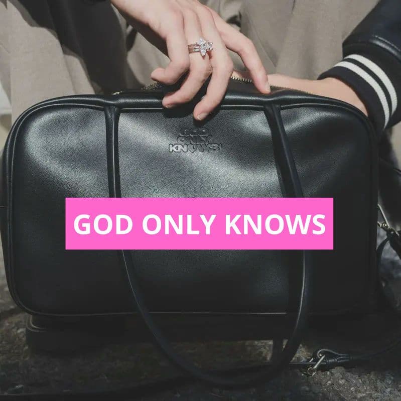 GOD ONLY KNOWS フェイクレザーハンドルバッグ 【新品】岩田剛典