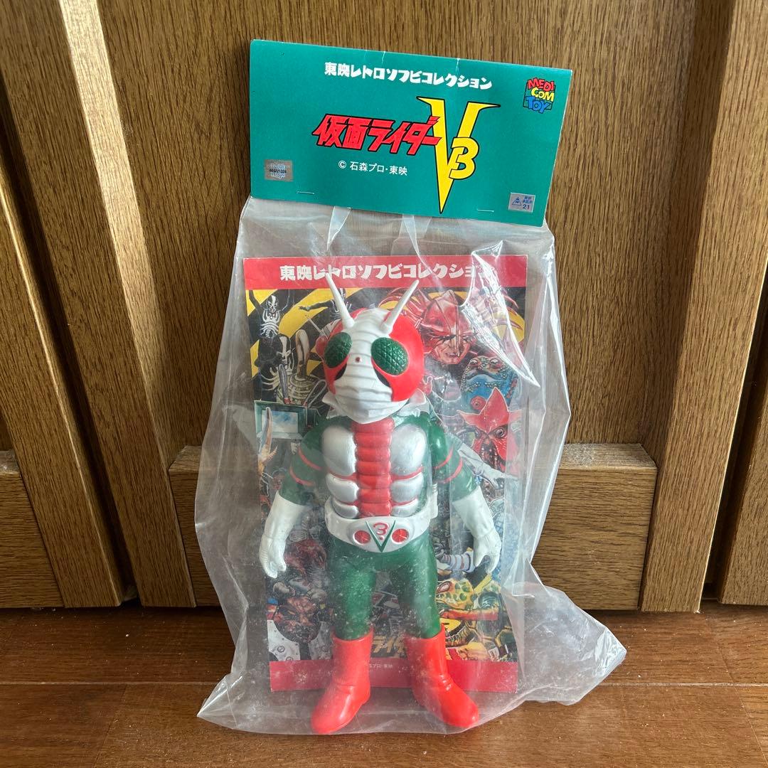 東映レトロソフビコレクション 仮面ライダーv3 未開封品