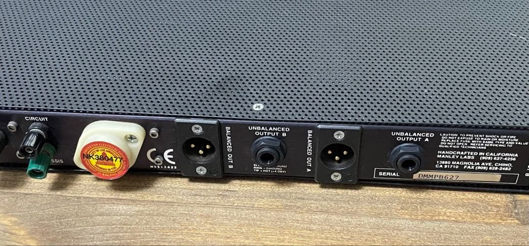 配信機器・PA機器・レコーディング機器 MANLEY DUAL MONO MICROPHONE PREAMPLIFIER