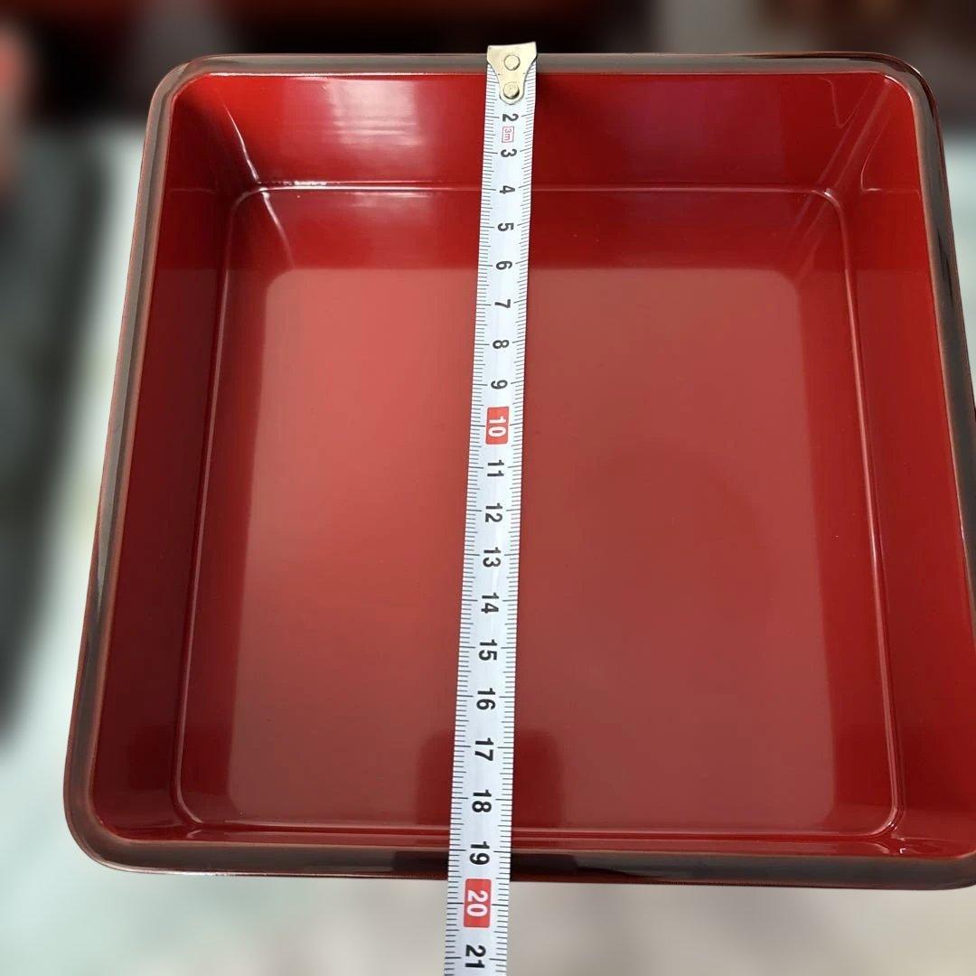 【極美品】輪島塗 三段重箱 蒔絵 梅ちらし 天然木 漆器 共箱付き