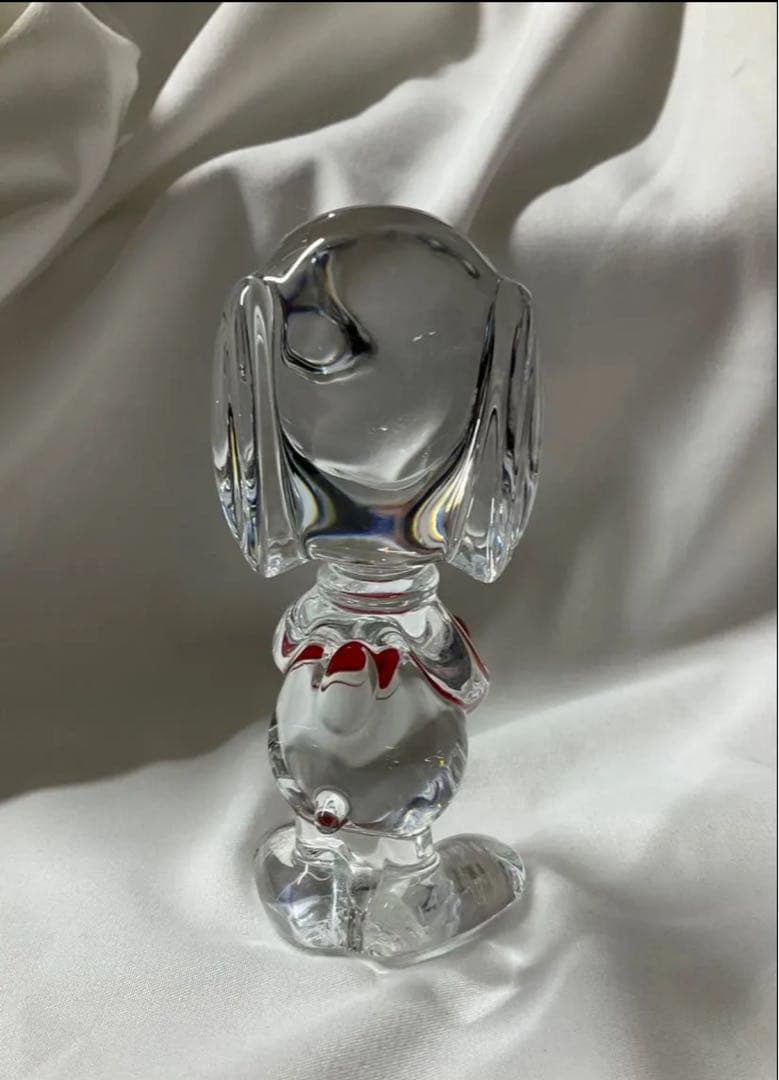 Baccarat スヌーピー クリスタルフィギュア