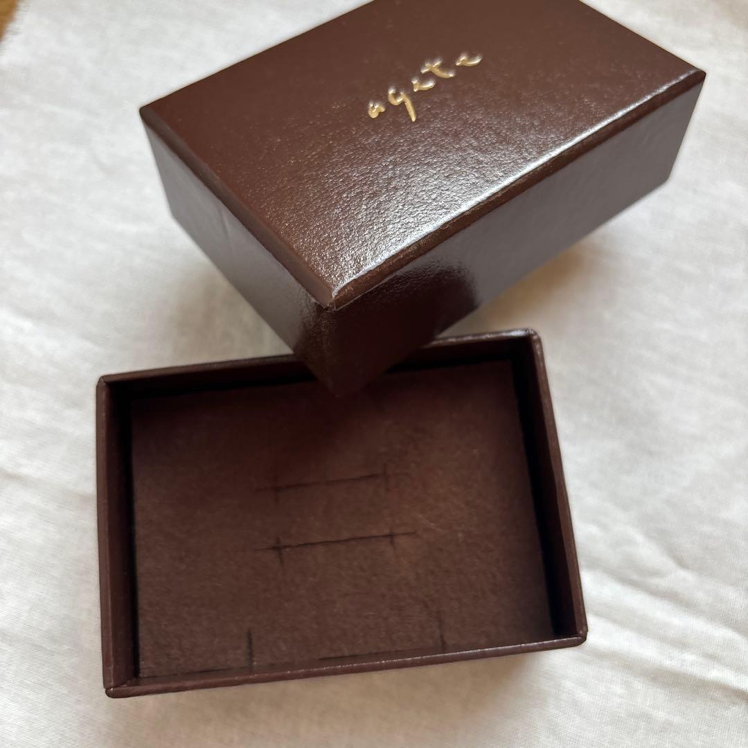 agete フープピアス 10k