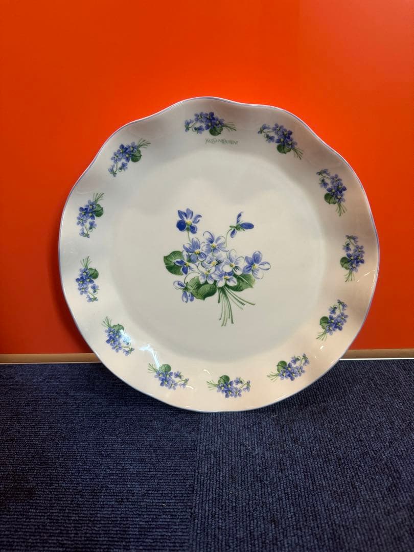 1593 イヴ・サンローラン ケーキ皿　27cm