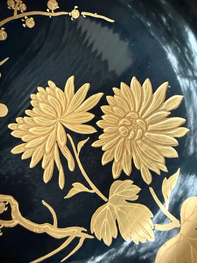 2199様感謝‼️かろやかJAPAN時代蒔絵 豪華四君子富士山形吸物椀5客