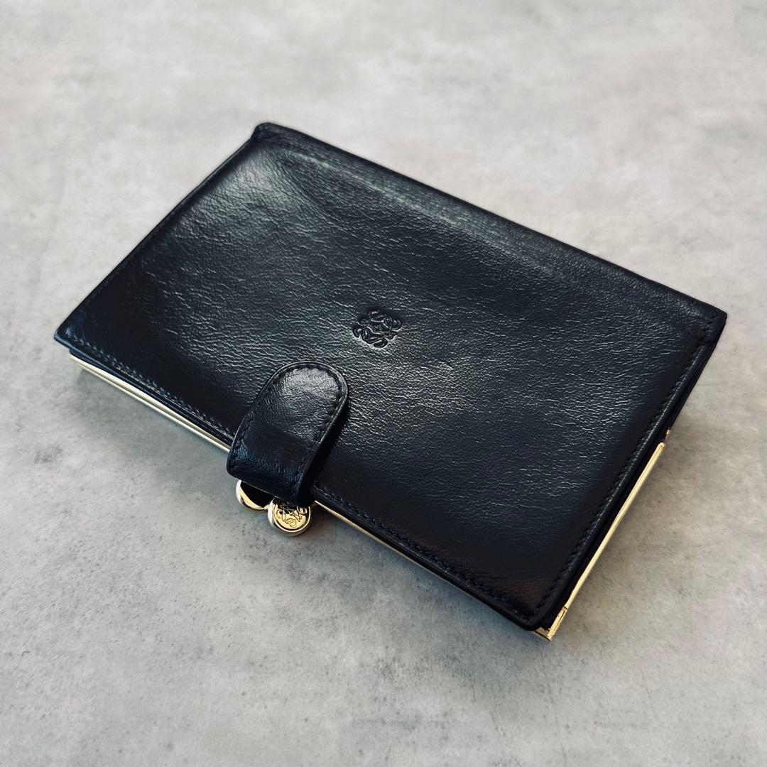 小物 LOEWE Anagram Gamaguchi Bifold Wallet