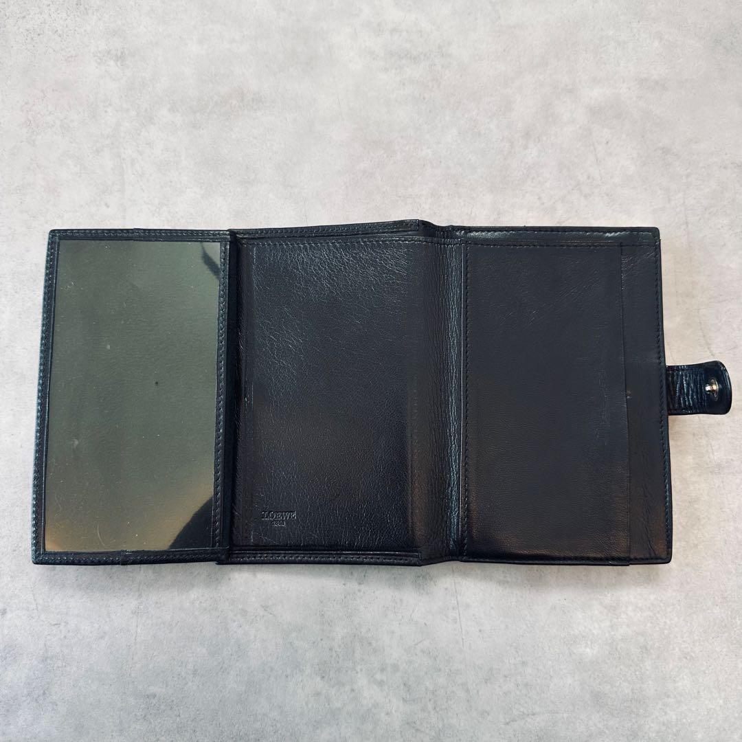 小物 LOEWE Anagram Gamaguchi Bifold Wallet