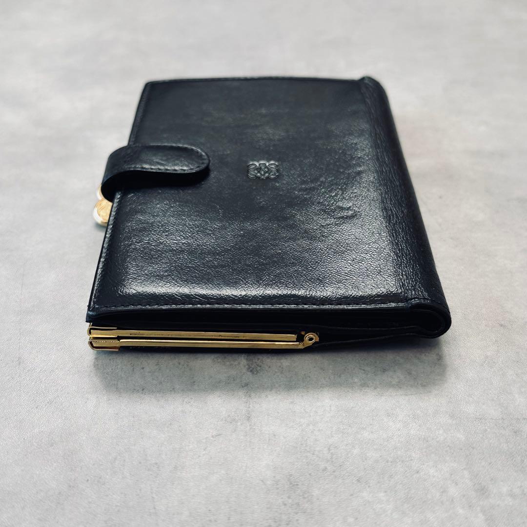 小物 LOEWE Anagram Gamaguchi Bifold Wallet