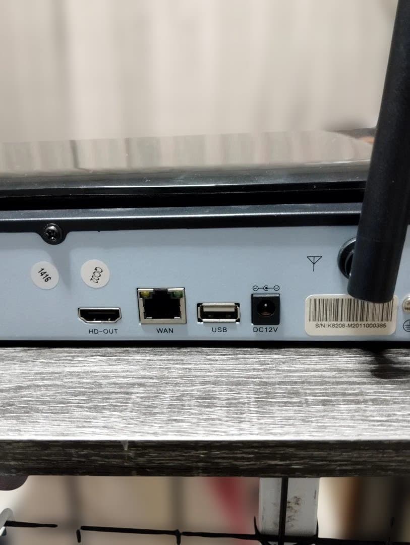 Hiseeu HD NVR 3チャンネル録画機 中古