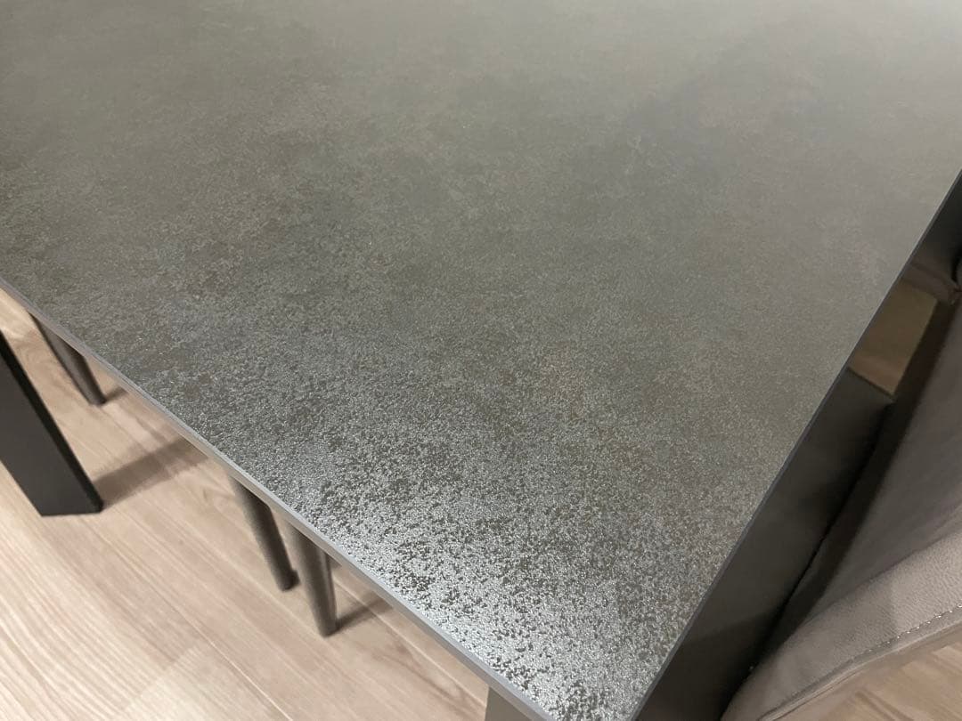 セラミック ダイニングテーブル レザー椅子 セット 4人用 東京インテリア