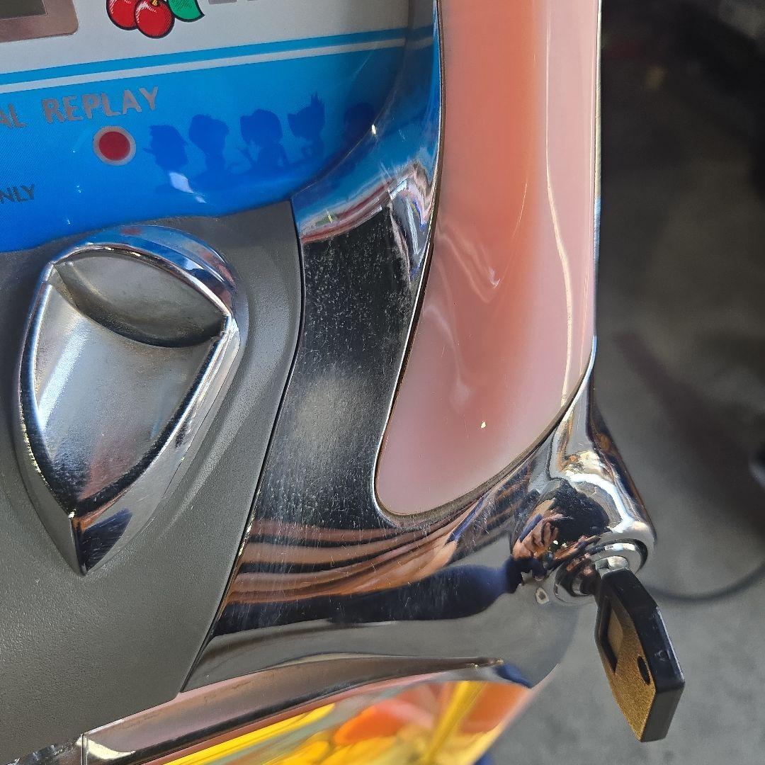 スロット　4号機　押忍番長　漢湯パネル　不要機付