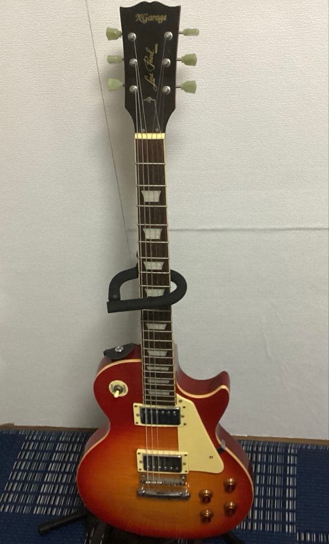 エレキギター　ソフトケース付き　初心者向け　レスポールタイプ 楽器店にて点検済み