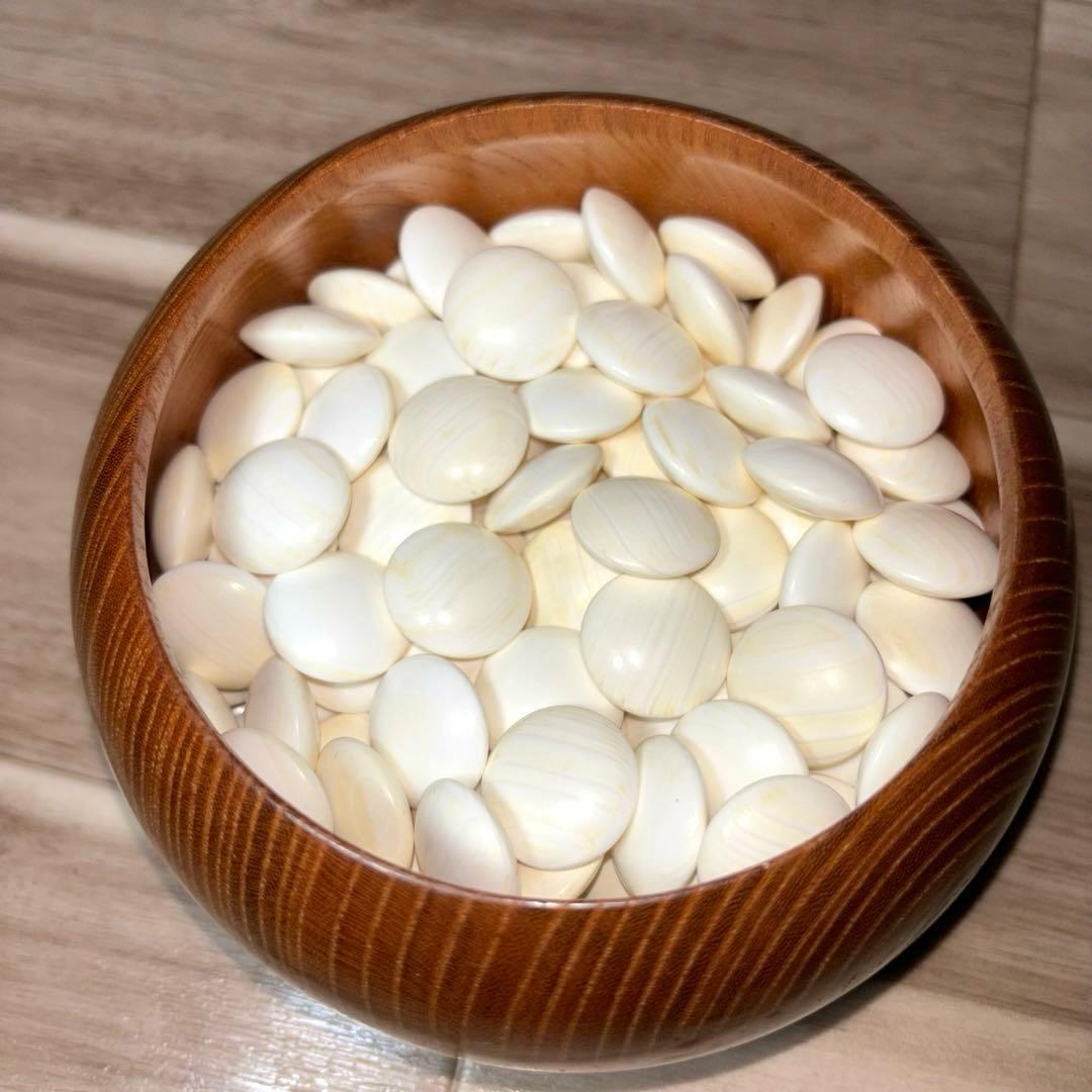 高級 囲碁盤 ケース付き 脚付き へそ有り 碁石セット