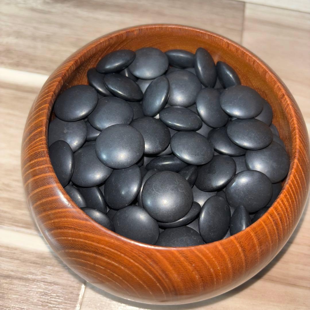 高級 囲碁盤 ケース付き 脚付き へそ有り 碁石セット