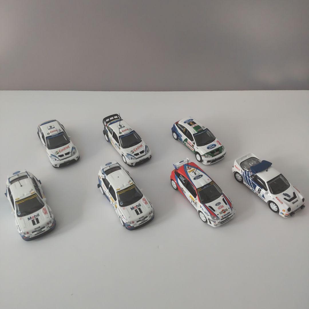 フォード　フォーカス、シエラ、エスコート　ラリーカーコレクション　7台セット