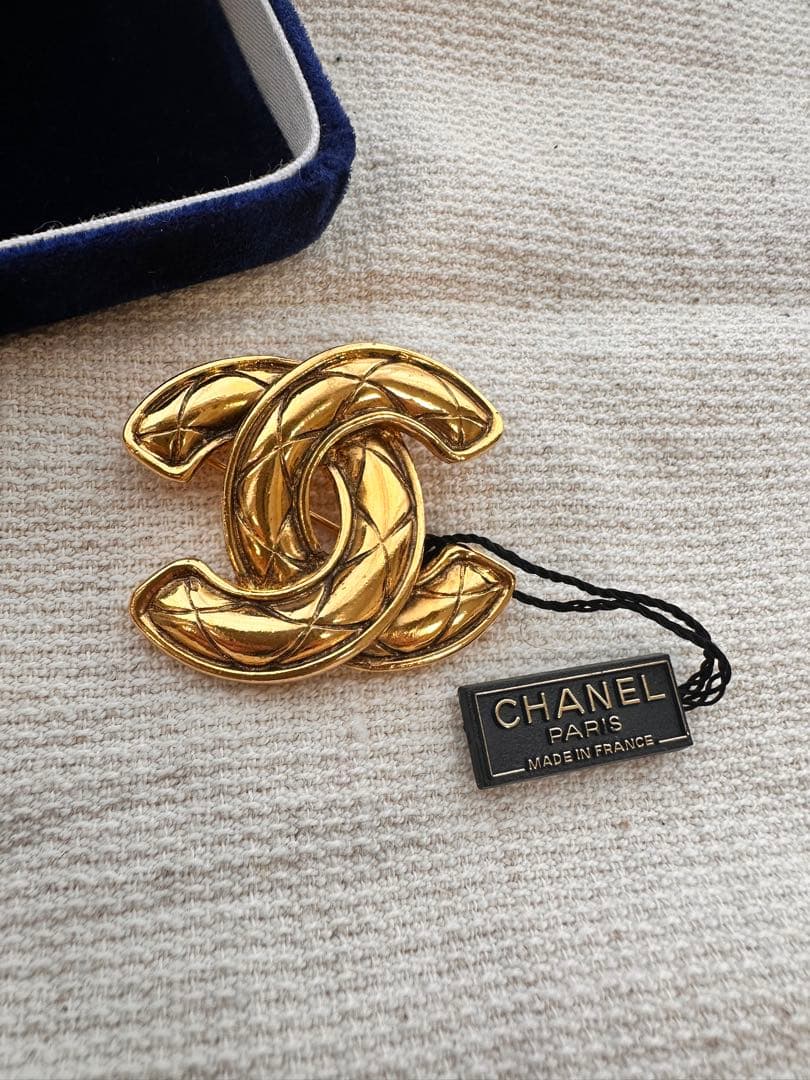 ⭐️ 鑑定済✨未使用【CHANEL】ブローチ　マトラッセ　CHANEL