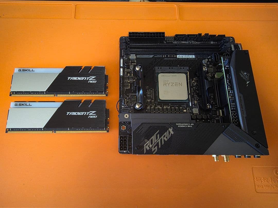 AMD Ryzen 7 5800X + マザーボード + RAM