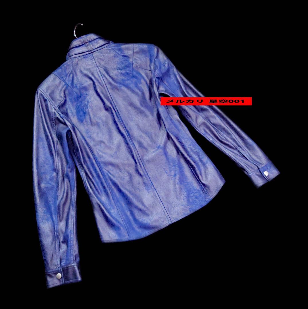 美品 TORNADOMART 紺色 ライダース ジャケット トルネードマート M