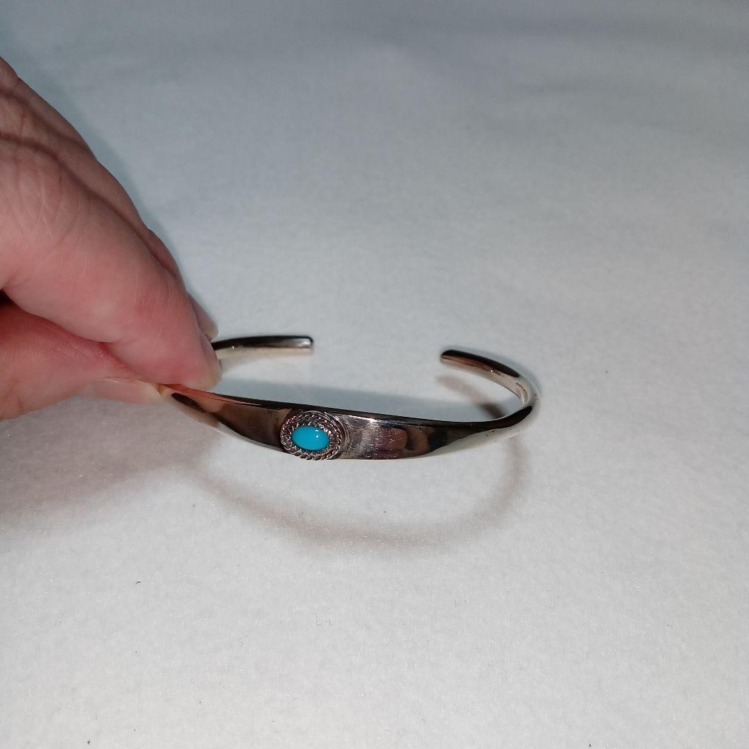 ARGENT GLEAM バングル シルバー925 ターコイズ Sサイズ