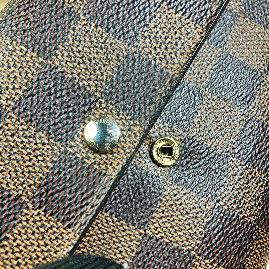 ルイヴィトン ダミエ エベヌ ポルトフォイユ サラ 長財布 カード10 即日発送