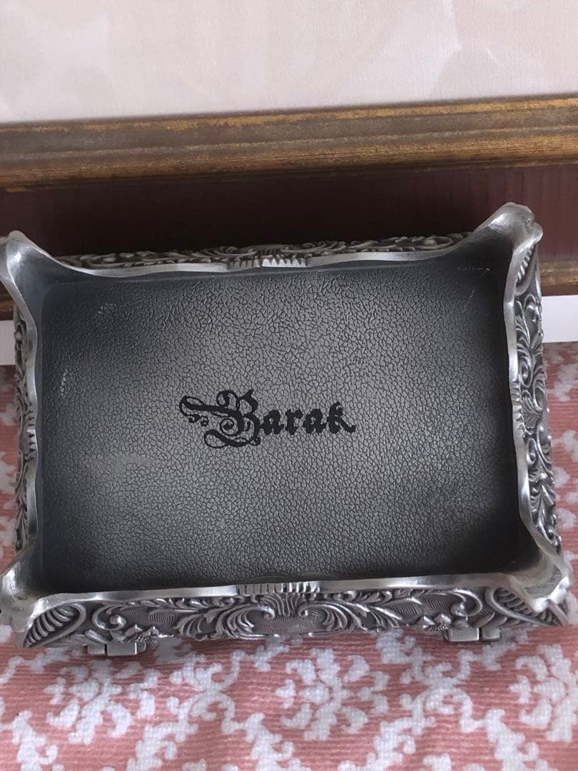 猫脚 ロココ アンティーク♦️希少 高級 ジュエリーボックス♦️気品♦️ロイヤルブルー