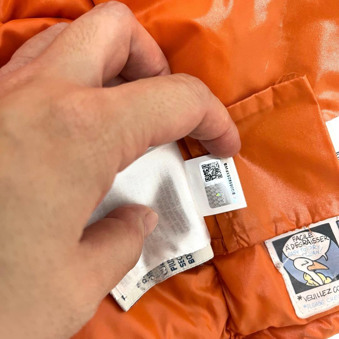 MONCLER モンクレール ダウン MAYA オレンジ　キッズ 2Y