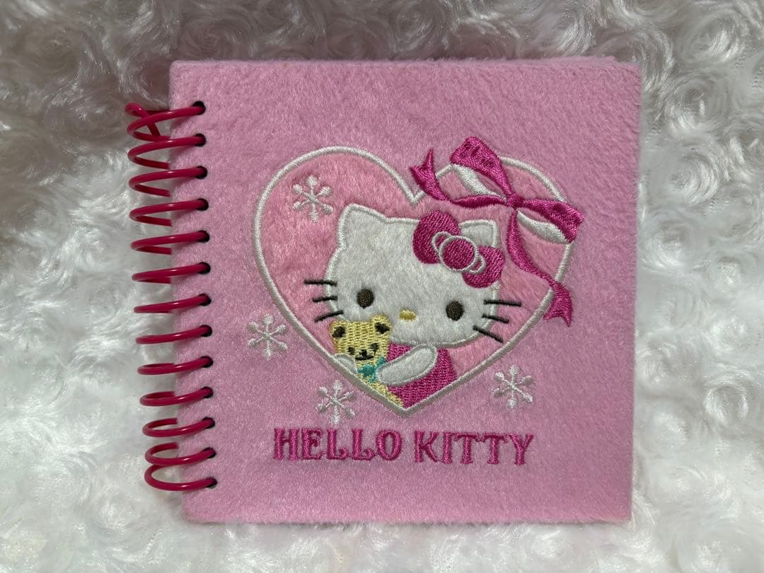 ハローキティ スパイラルメモ帳 ピンク
