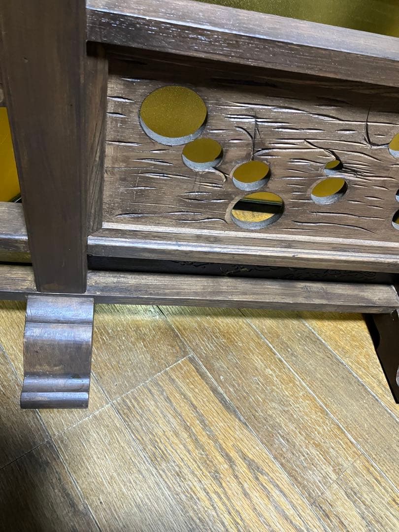 刀掛け 透かし彫り 特注 一点物