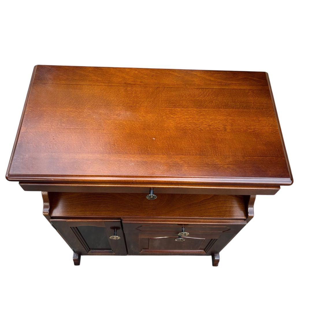 送料無料　Karimoku カリモク コロニアル 電話台 サイドチェスト