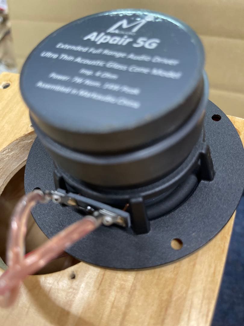 MarkAudio Alpair5G 8cmフルレンジスピーカー