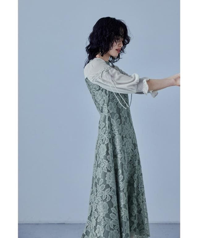 美品 niana ニアナ パーティードレス L 大きい ゆったりオケージョン