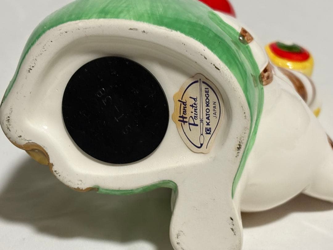 激レア　昭和レトロ　招き猫　まねきねこ　貯金箱　加藤工芸　サンタ　クリスマス