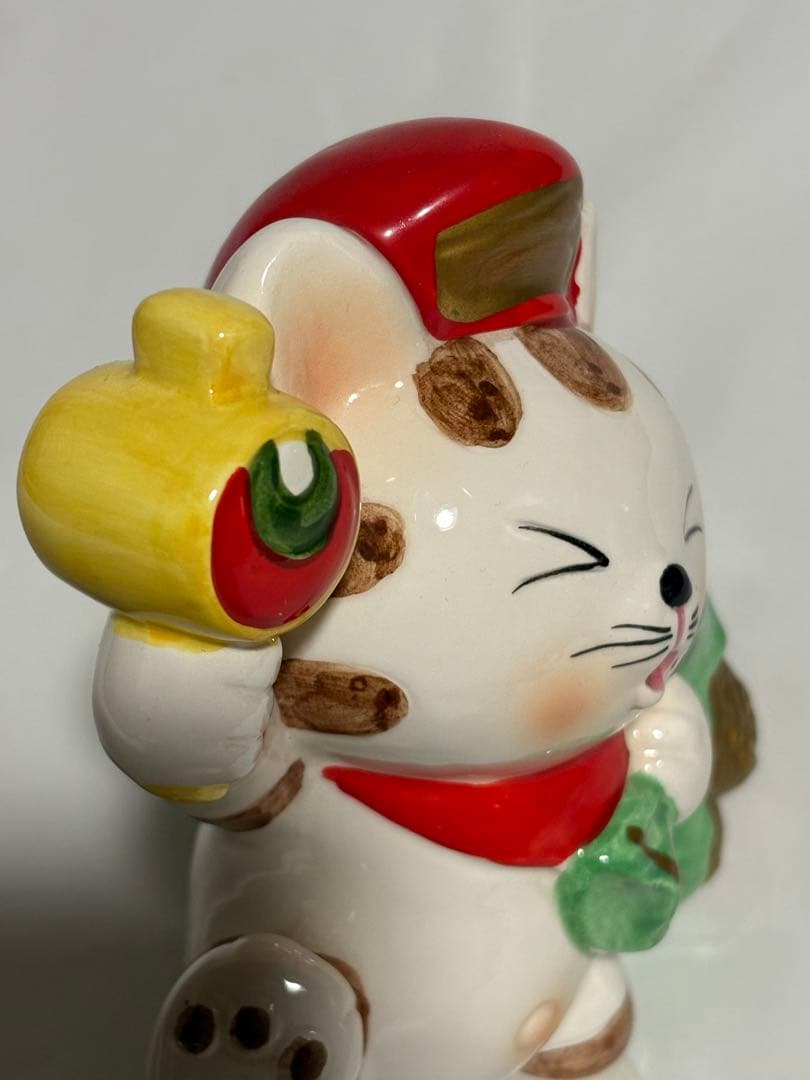 激レア　昭和レトロ　招き猫　まねきねこ　貯金箱　加藤工芸　サンタ　クリスマス