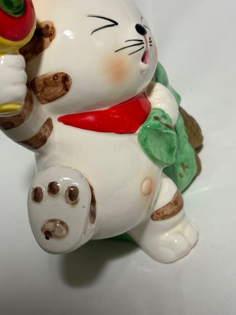 激レア　昭和レトロ　招き猫　まねきねこ　貯金箱　加藤工芸　サンタ　クリスマス