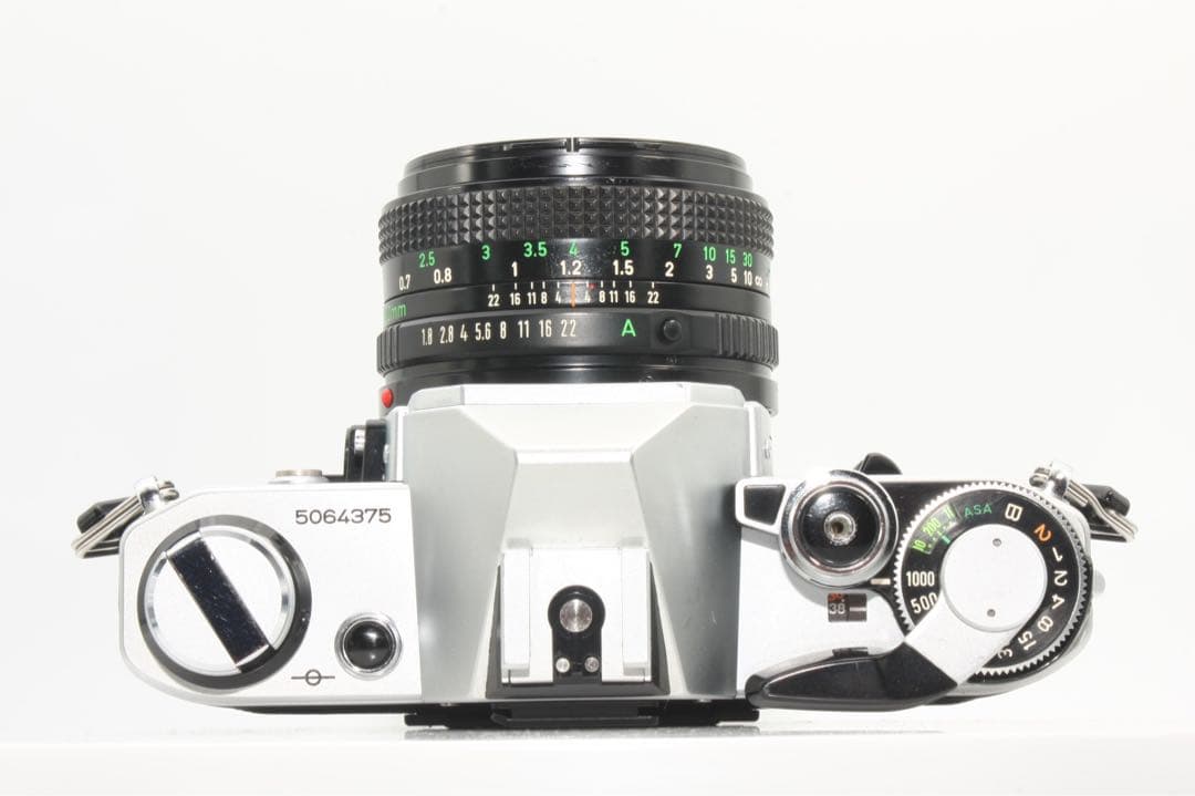 整備品　Canon AE-1 newFD 50mm f1.8 オールド一眼レフ