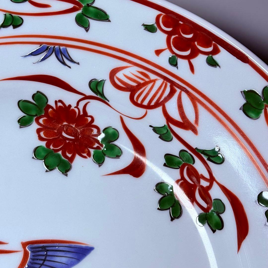 源右衛門窯　赤呉須花鳥文　尺皿　直径30.7㎝　定価52,800円　高級ライン