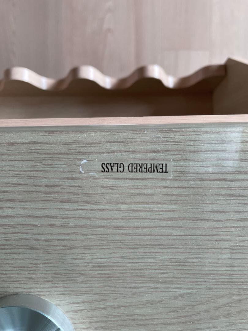 オーバルガラスダイニングテーブル　6/4迄の掲載