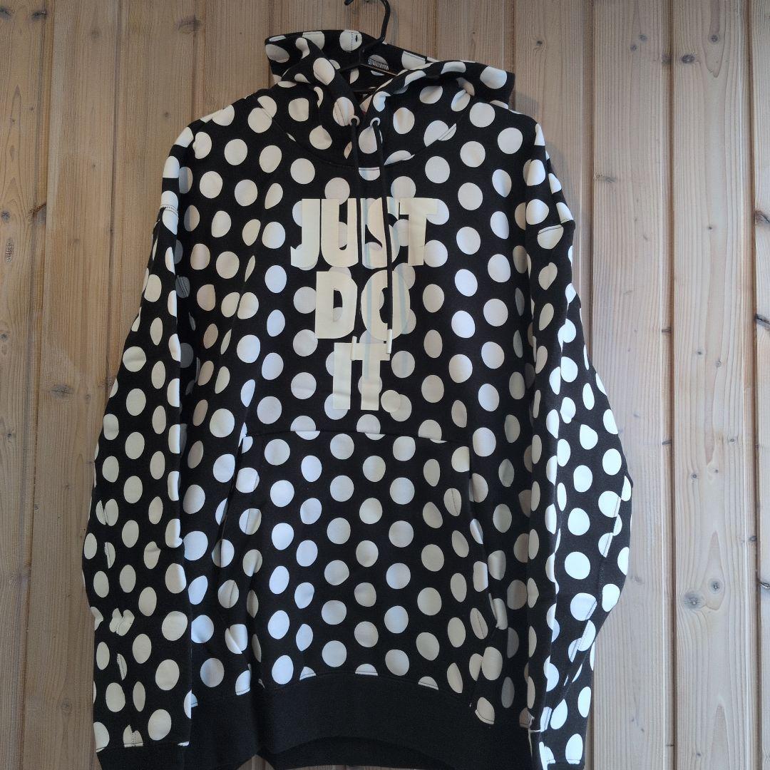 ナイキ　NIKEJUST DO IT 水玉パーカー