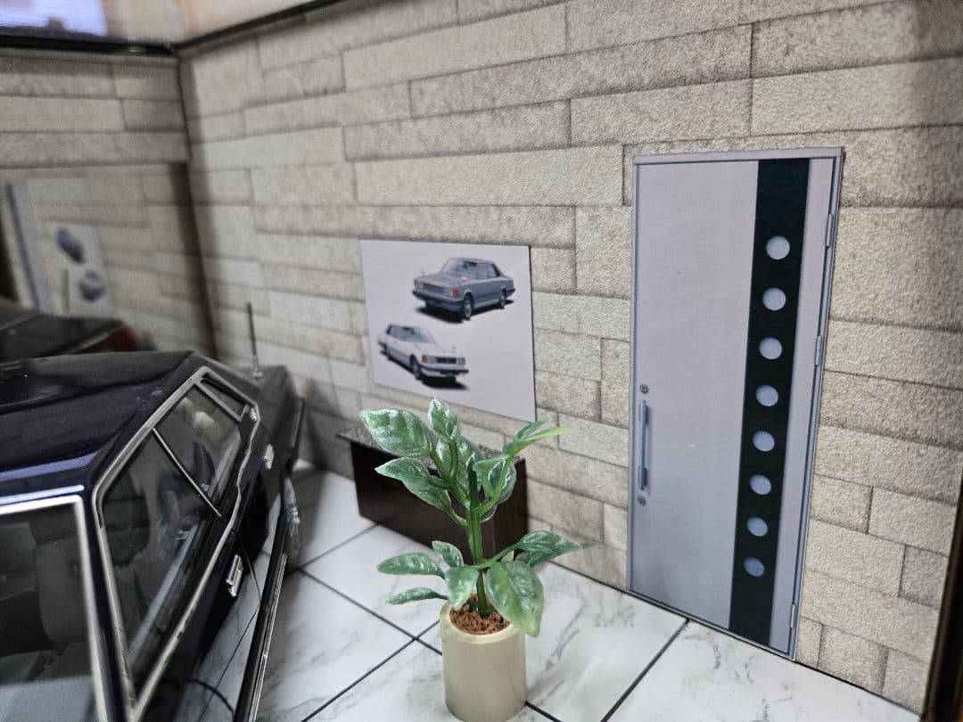 1/18 日産430セドリック グロリア ジオラマケース電飾LED