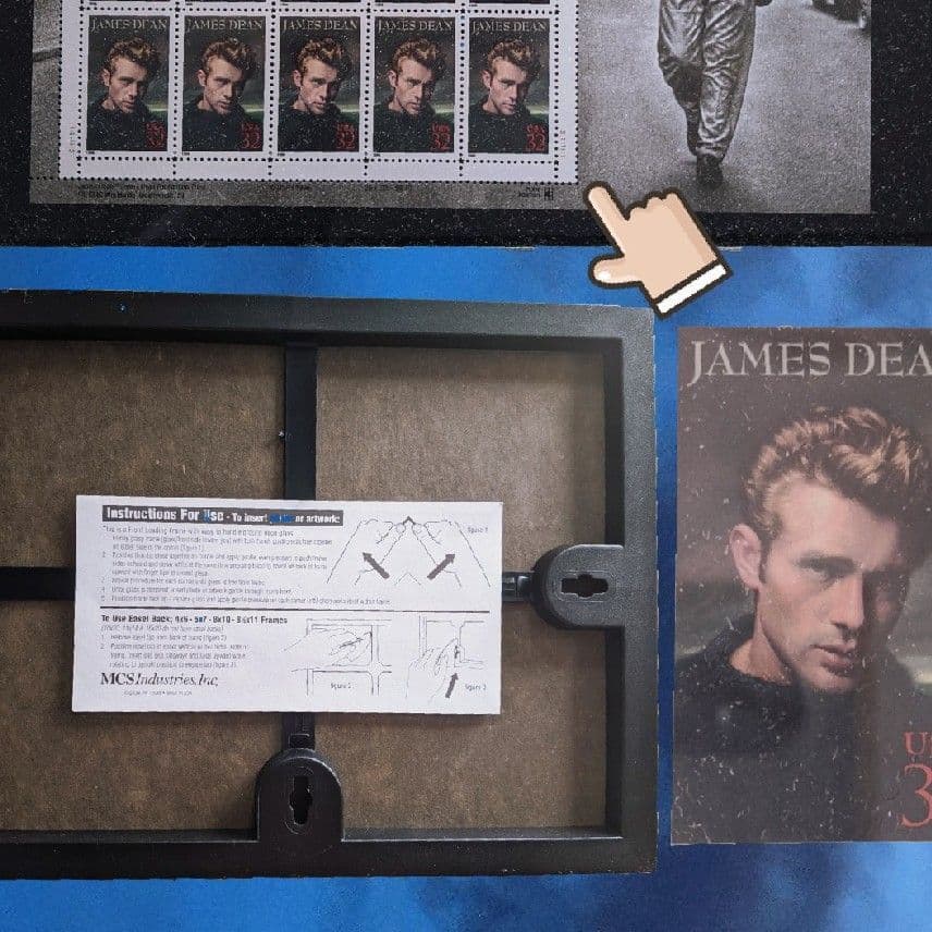 James Dean 切手シート　レア