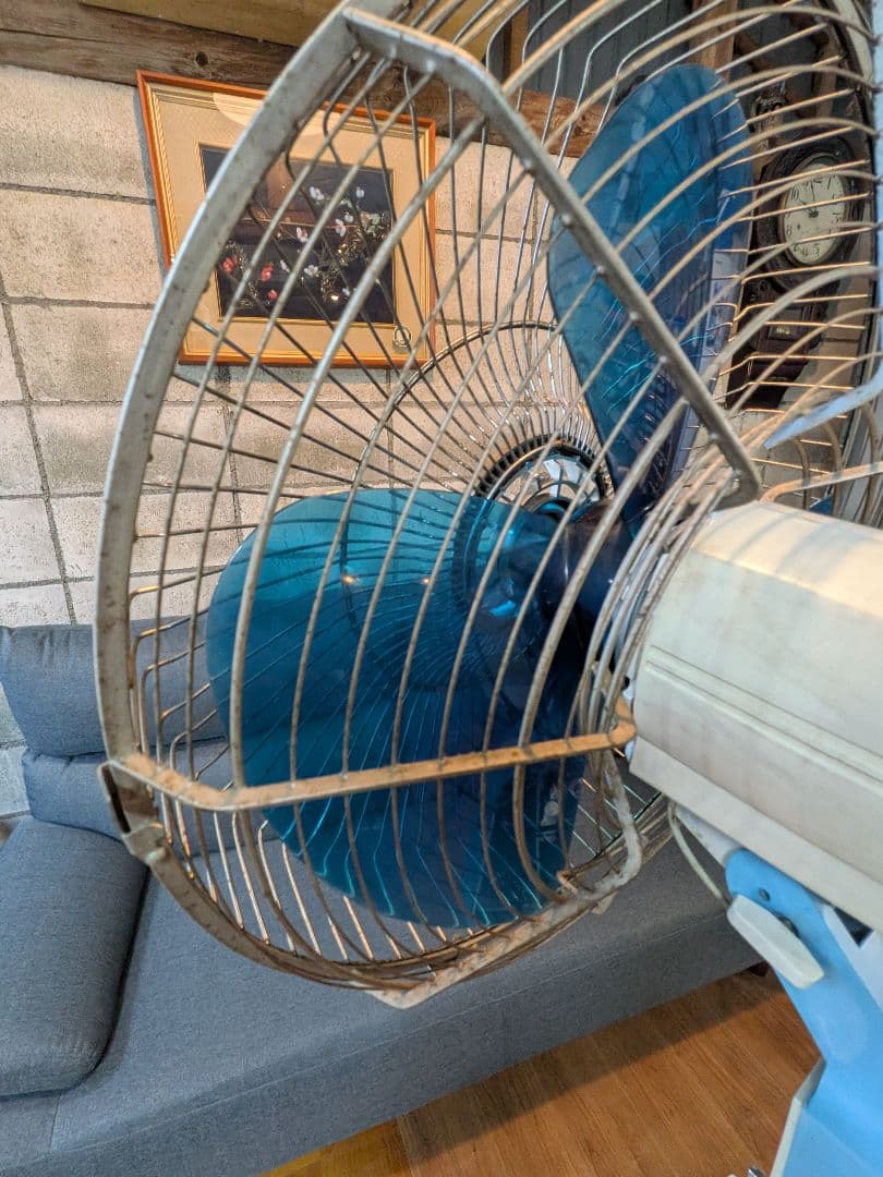 P594 日立 名機 レトロ扇風機 S-858型 希少 稼働品 昭和レトロ