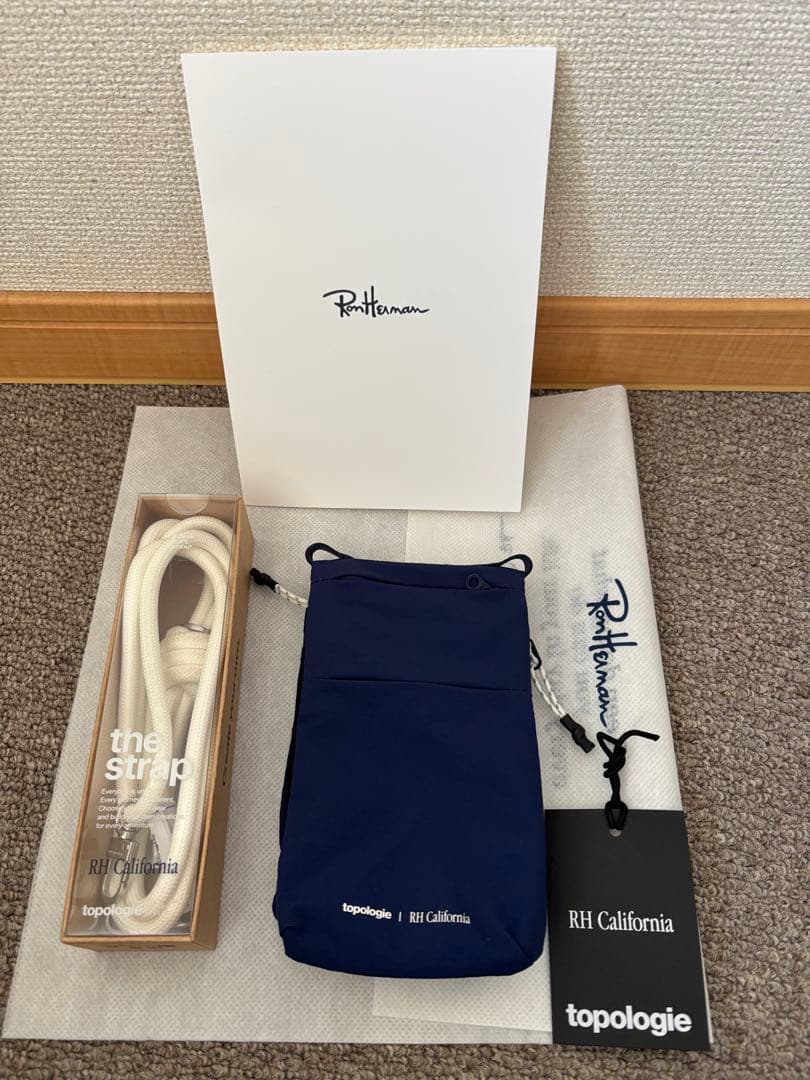 【RonHerman×Topologie】フォンサコッシュ、ストラップ