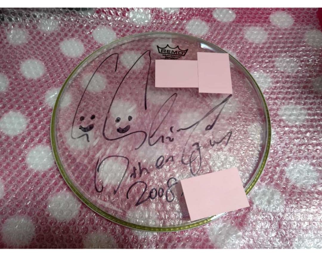 DIR EN GREY Shinya 直筆 サイン入り ドラムヘッド