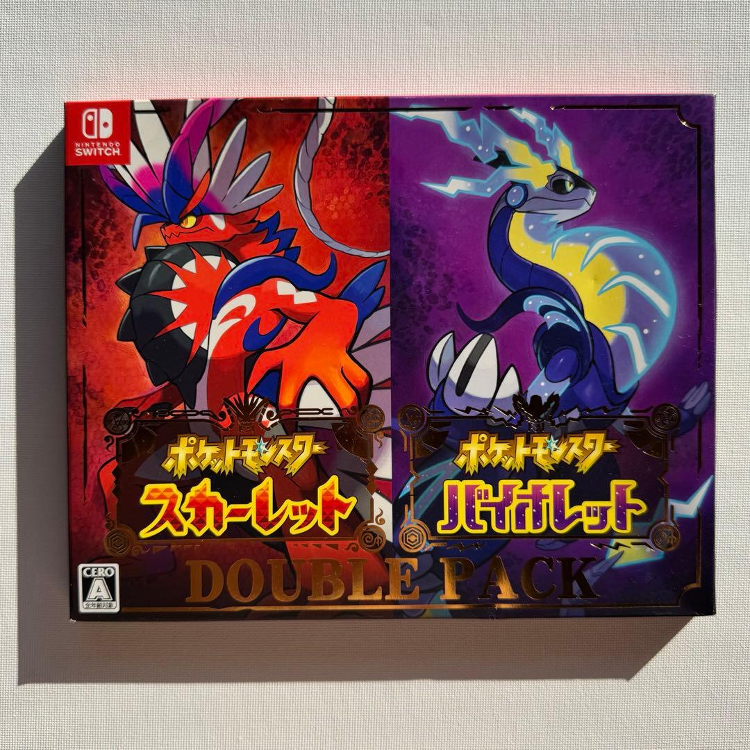 ポケモン　スカーレット　バイオレット　SV スカバイ　Switch ダブルパック