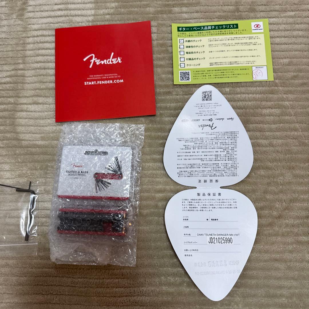 【最終値下げ】Fender Daiki Tsuneta Swinger 2021