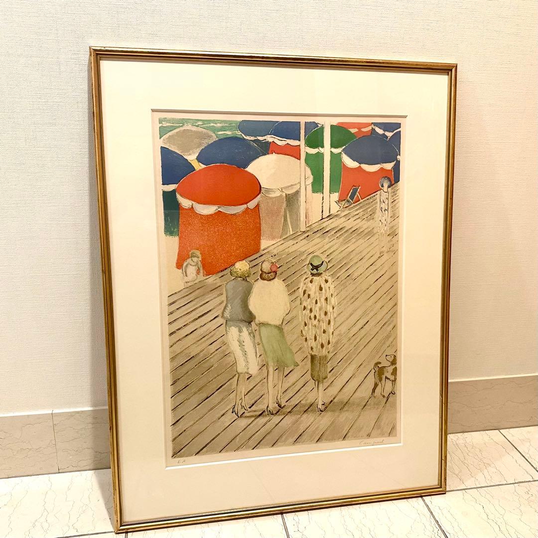 ジャン＝ピエール・カシニョール リトグラフ EA版 額装 直筆サイン入り