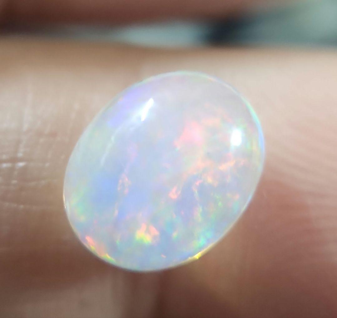 高品質儚いシャボン玉天然オパール 1.440ct